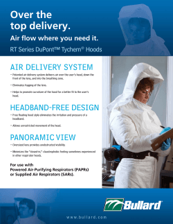 Over the top delivery. AiR DeliveRy SySTem Air flow where you need it.