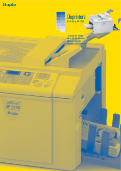 Duprinters DP-C100 &amp; DP-C105 130 prints per minute 300 x 300 dpi resolution