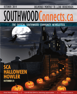 SOUTHWOOD Connects.ca SCA HALLOWEEN