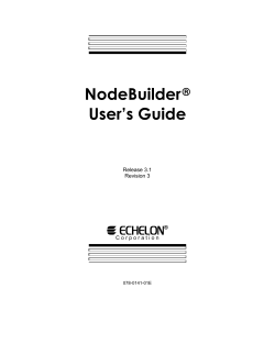 NodeBuilder User’s Guide @