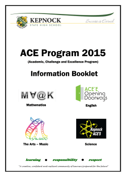 ACE Program 2015