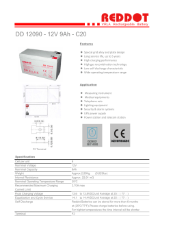 DD 12090 - 12V 9Ah - C20