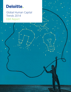 Global Human Capital Trends 2014 E&amp;R Report