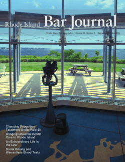 Bar Journal Rhode Island