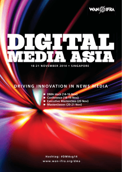 DIGITAL MEDIA ASIA DMA Hack (14-16 Nov)