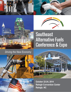 Southeast Alternative Fuels Conference &amp; Expo Driving the New Economy