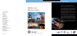 Offshore &amp; A Brief History Product Catalogue A History of Quality Products and