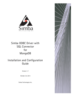 Simba ODBC Driver with SQL Connector for