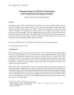 Economic Impacts of Oil Price Fluctuations in Developed and Emerging Economies