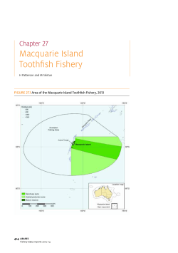 Macquarie Island Toothfish Fishery Chapter 27