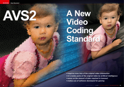 AVS2 A New Video Coding