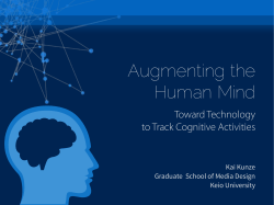 Augmenting the Human Mind Toward Technology to Track Cognitive Activities