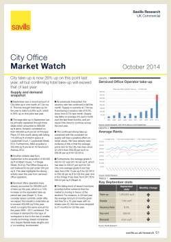 City Office Market Watch October 2014