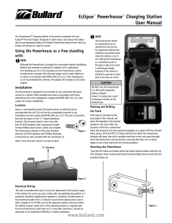 Eclipse Powerhouse Charging Station User Manual
