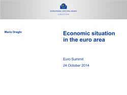Economic situation in the euro area  Euro Summit
