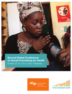 Second Global Conference on Social Franchising for Health