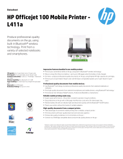 HP Officejet 100 Mobile Printer - L411a