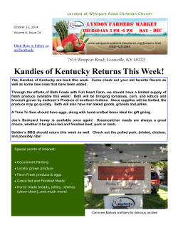Kandies of Kentucky Returns This Week!