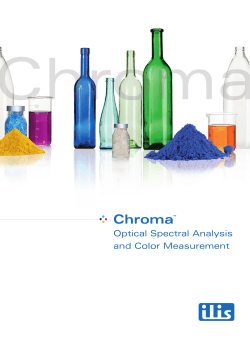 Chroma Optical Spectral Analysis and Color Measurement ™