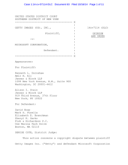UNITED STATES DISTRICT COURT  SOUTHERN DISTRICT OF NEW YORK --------------------------------------