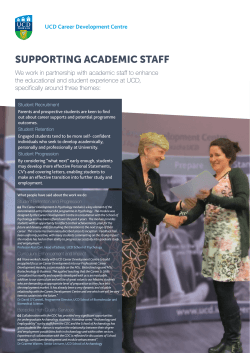 SUPPORTING ACADEMIC STAFF