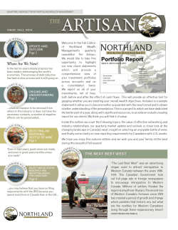Where Are We Now? Page 2 Welcome to the Fall Edition