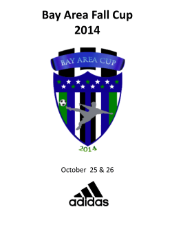 Bay Area Fall Cup 2014 October  25 &amp; 26