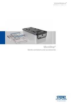 MicroStop  EndoWorld Sterile containers and accessories