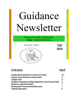 Guidance   Newsletter    Fall