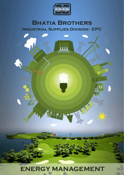 Bhatia Brothers ENERGY MANAGEMENT Industrial Supplies Division - EPC