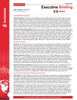 Executive Briefing MEXICO Capital Market Dynamics