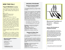 NEW THIS FALL! Yoga &amp; Meditation