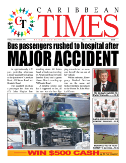 MAJOR ACCIDENT Bus passengers rushed to hospital after