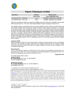 Vignan Vidyalayas Limited