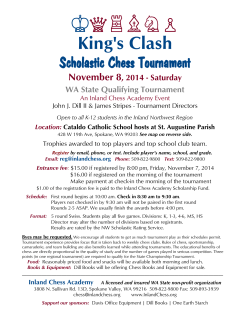 k qrbnp King's Clash Scholastic Chess Tournament