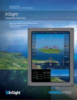 InSight Integrated Flight Deck ™