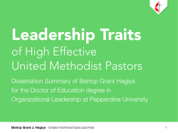    of High Effective United Methodist Pastors