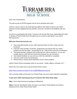 Dear Year 9 Parent/Carer, out we’ve partnered with myEd.