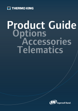 Product Guide Options Accessories Telematics