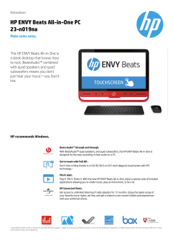 HP ENVY Beats All-in-One PC 23-n019na