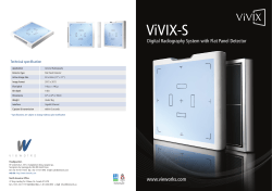 ViVIX-S Digital Radiography System with Flat Panel Detector