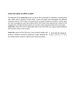 Lemer Pax opens an office in Japan