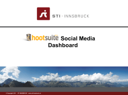 Social Media Dashboard www.sti-innsbruck.at