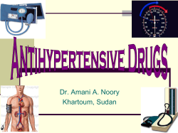 Dr. Amani A. Noory Khartoum, Sudan