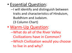 • Essential Question: