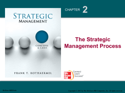 2 The Strategic Management Process CHAPTER