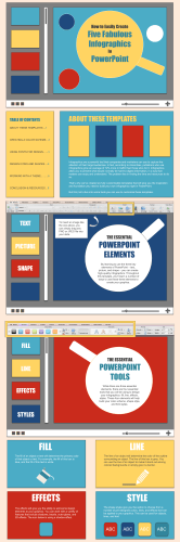Five Fabulous Infographics PowerPoint ABOUT THESE TEMPLATES