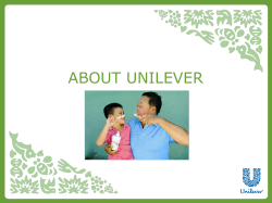 ABOUT UNILEVER