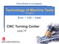 Technology of Machine Tools CNC Turning Center Unit 77