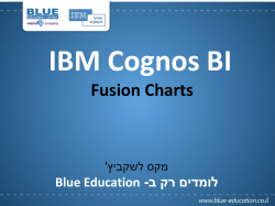 IBM Cognos BI Fusion Charts ב קר םידמול -